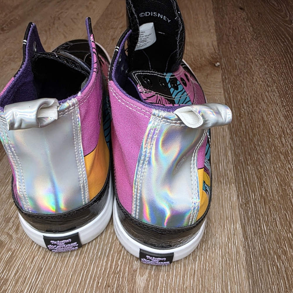 Women's High-Top Sneakers with Spider Web Design - Multicolor - Picture 6 of 15